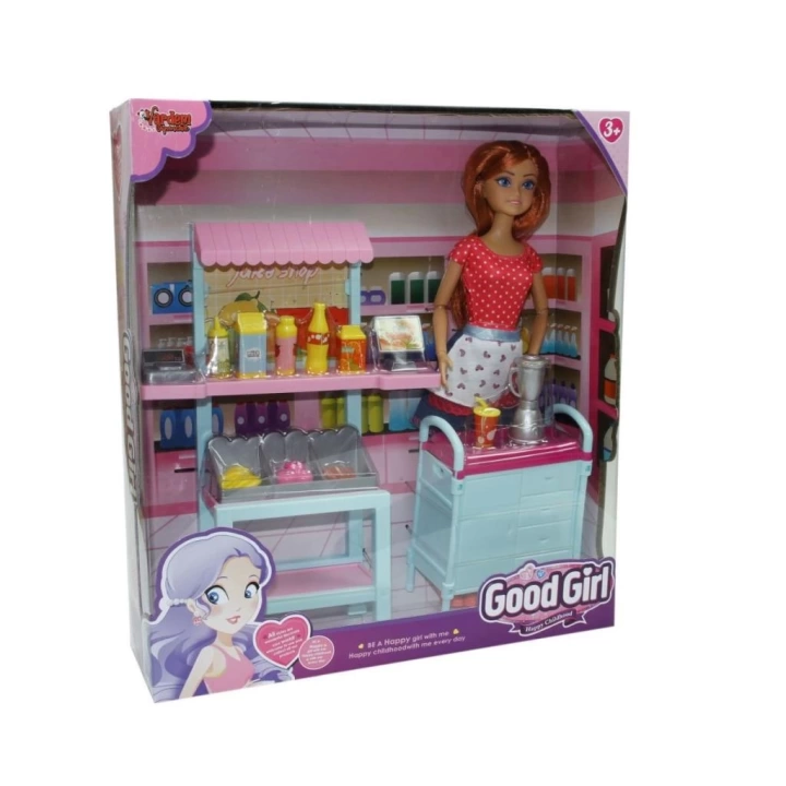BFS  WG-115120 Kutulu 29 cm Aksesuarlı Kafe - Vardem Oyuncak