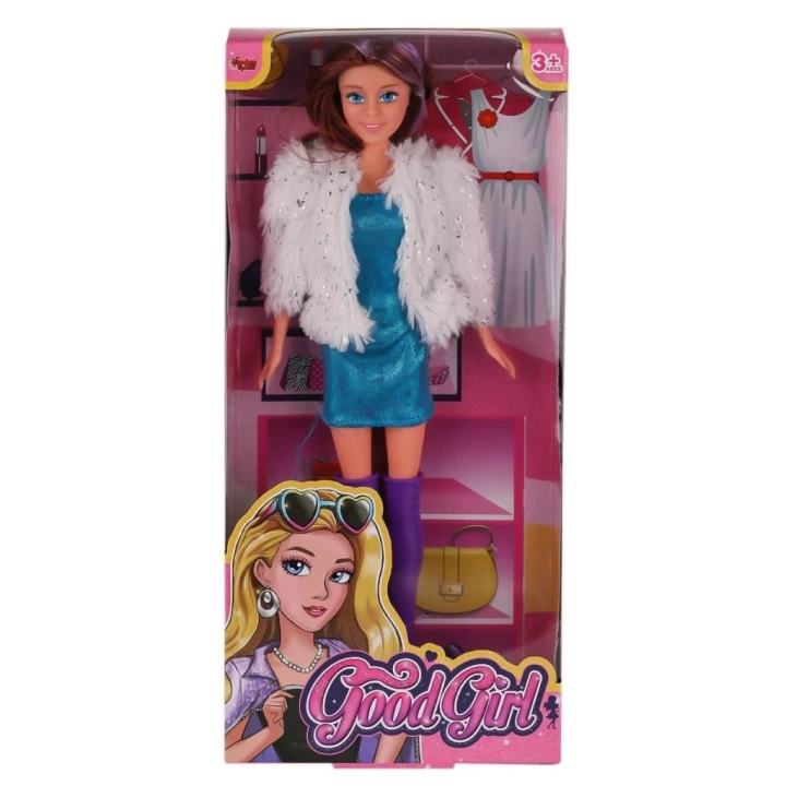 BFS   WG-66770 Parlak Elbiseli Ceketli Bebek 29 cm -Vardem