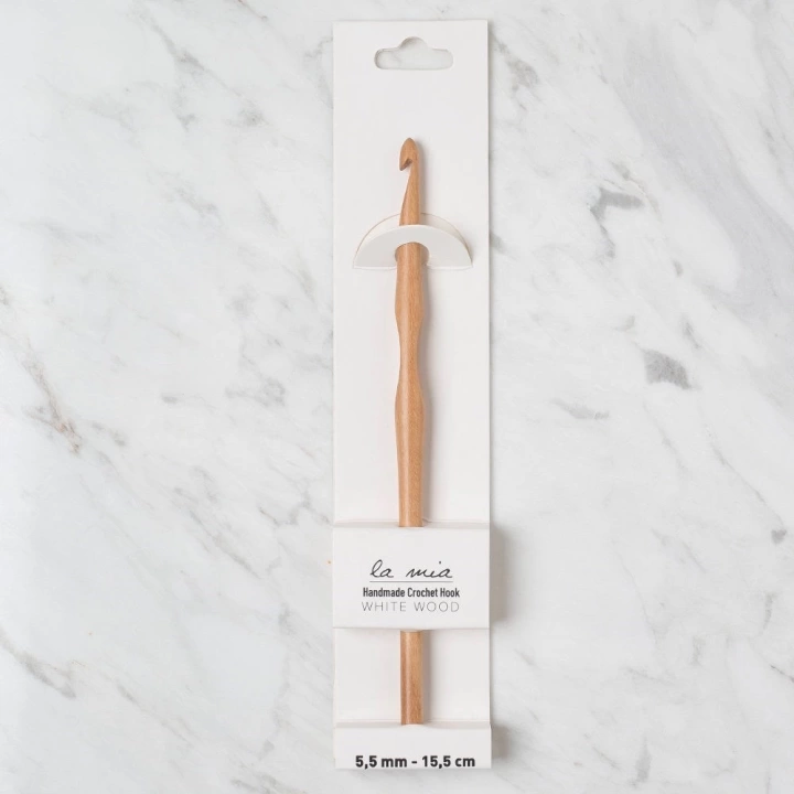BFS  Whitewood 5.5 mm 15.5 cm Ahşap Yün Tığ