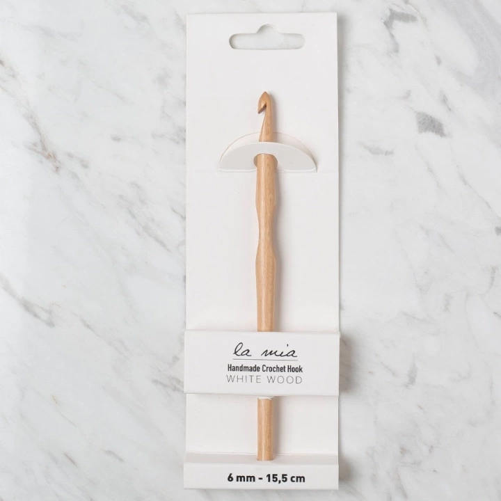 BFS  Whitewood 6 mm 15.5 cm Ahşap Yün Tığ