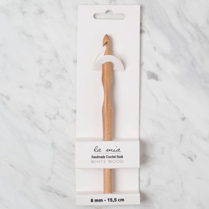 BFS  Whitewood 8 mm 15.5 cm Ahşap Yün Tığ