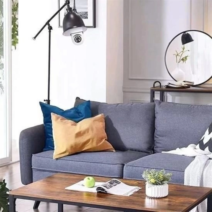 BFS  WiFi 360 Panoramik Ampul Kamera Gece Görüş Ses Akıllı Hareket Algılayıcı