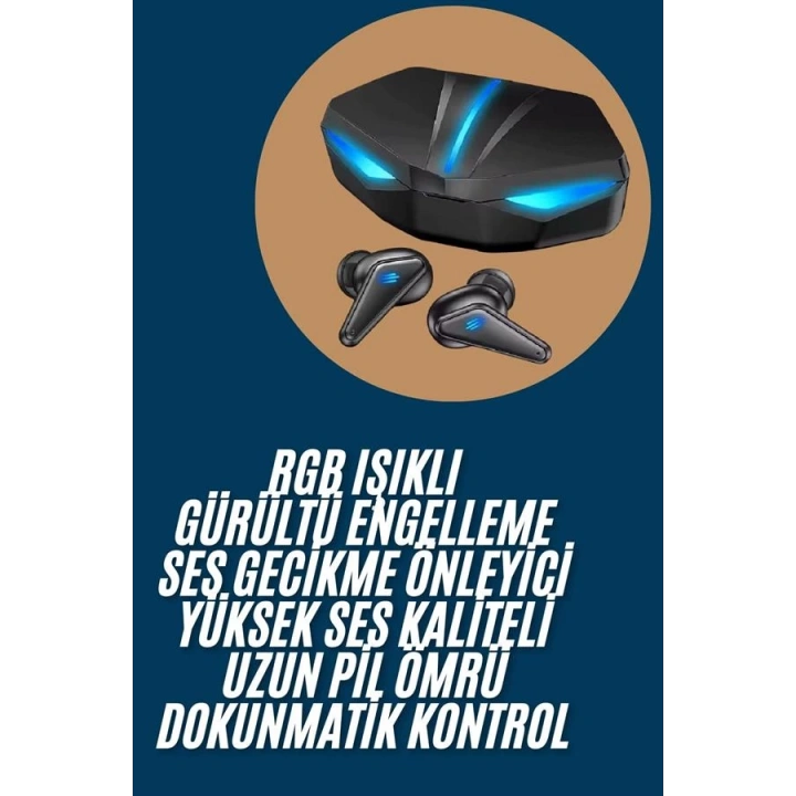 BFS Wireless Gaming Kulaklık Mikrofonlu Bluetooth Oyuncu Kulaklığı