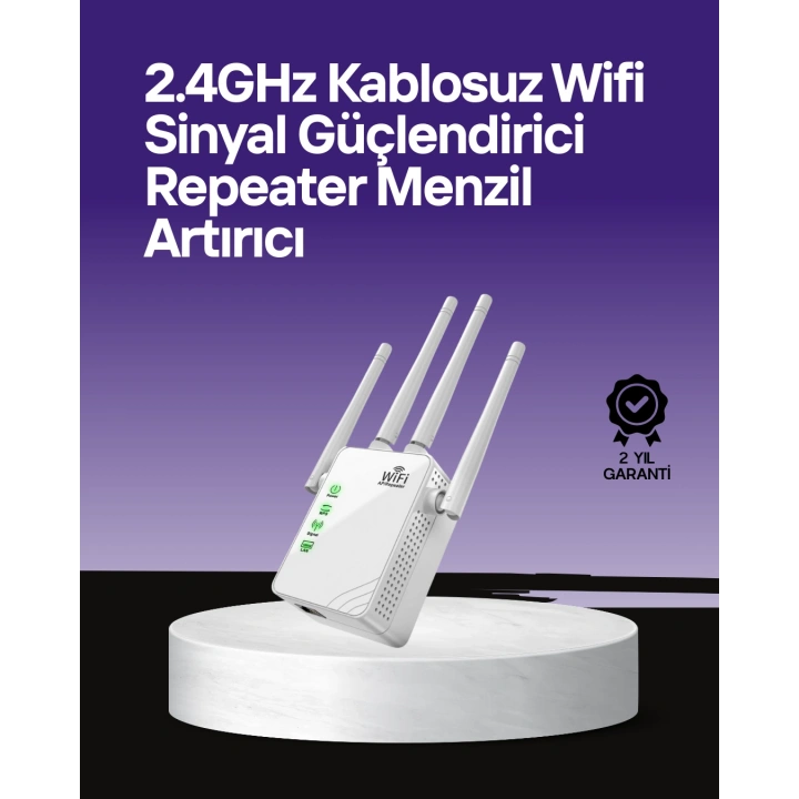 BFS WPS Destekli 2.4GHz + 5GHz WiFi Sinyal Güçlendirici