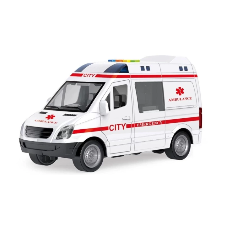 BFS   WY590E-F1:16SürtmeliSesliIşıklıAmbulans/PolisArabası