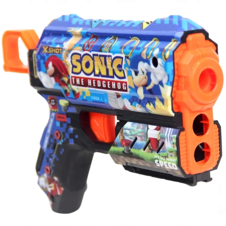 BFS   X-Shot Skins Sonic Dart Fırlatıcı 8 Dartlı