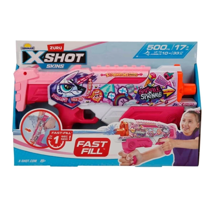BFS   X-ShotSkinsHyperloadFastFillSuTabancası34cm