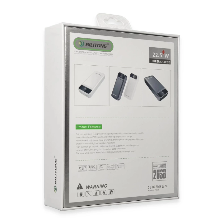 BFS X04 20.000 mAh Powerbank - Siyah