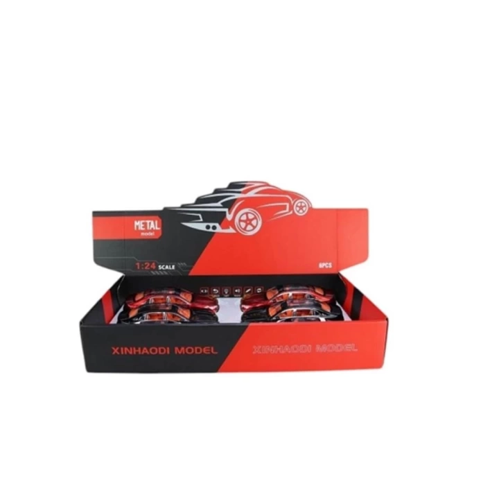 BFS  XHD-B2418 1 24 Vardem Çek Bırak Işıklı ve Sesli Model Mrs Metal Araba 1:24