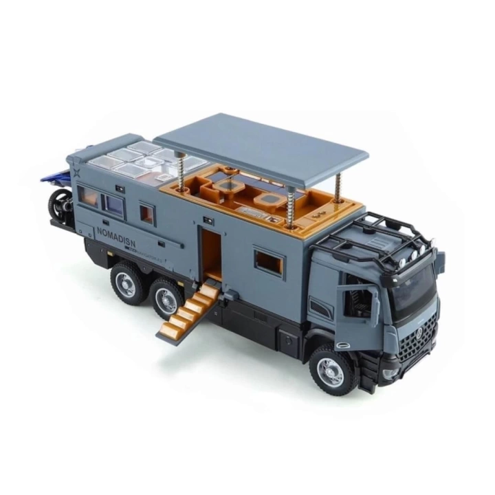 BFS  XHD-B3217 -Vardem Çek Bırak Işıklı ve Sesli Model Motorlu Karavan 1:24