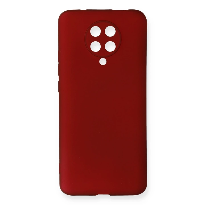 BFS  Xiaomi K30 Pro Kılıf First Silikon - Bordo