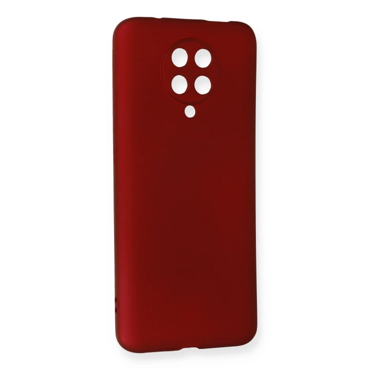 BFS  Xiaomi K30 Pro Kılıf First Silikon - Bordo