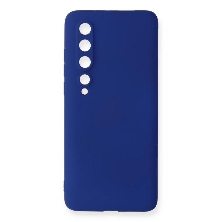 BFS  Xiaomi Mi 10 Kılıf First Silikon - Lacivert