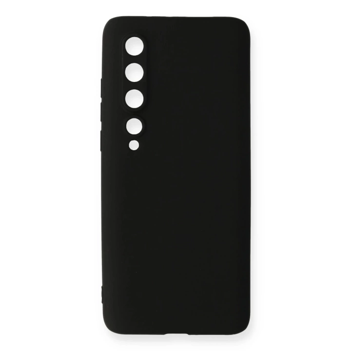 BFS  Xiaomi Mi 10 Kılıf First Silikon - Siyah