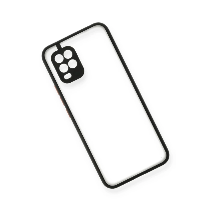BFS  Xiaomi Mi 10 Lite Kılıf Montreal Silikon Kapak - Siyah