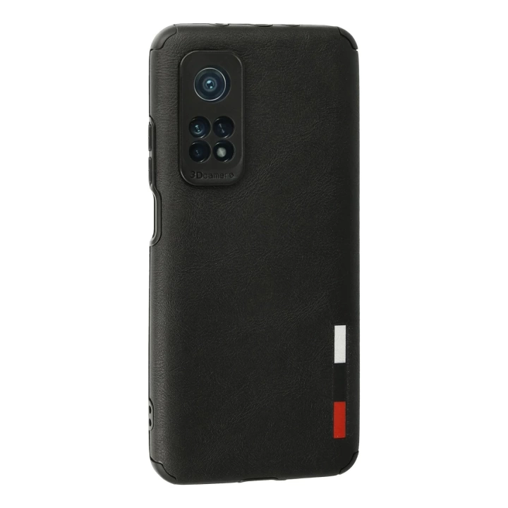 BFS  Xiaomi Mi 10T Kılıf Loop Deri Silikon - Siyah
