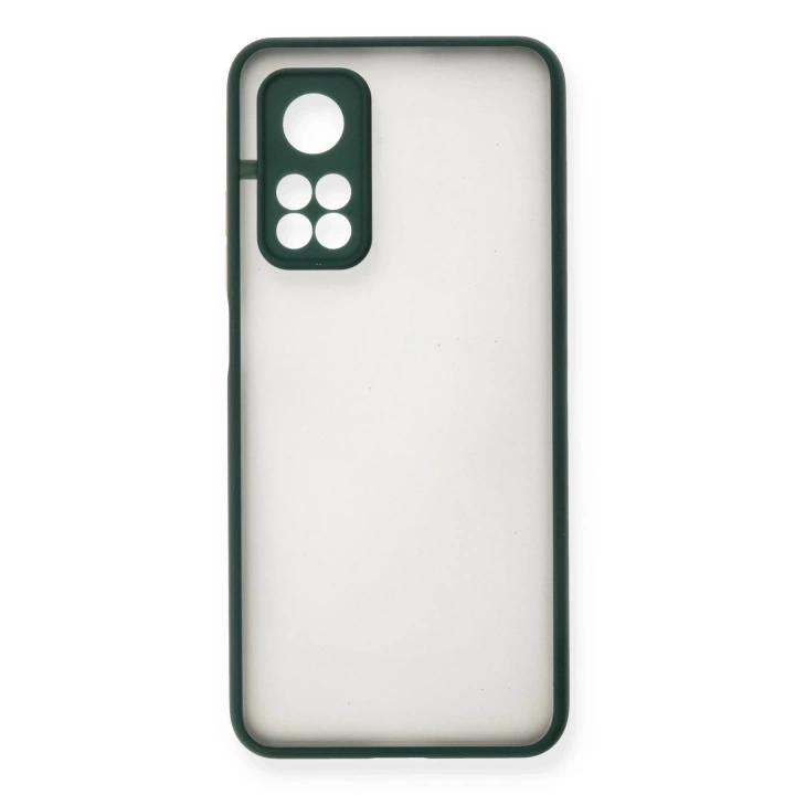 BFS  Xiaomi Mi 10T Kılıf Montreal Silikon Kapak - Yeşil