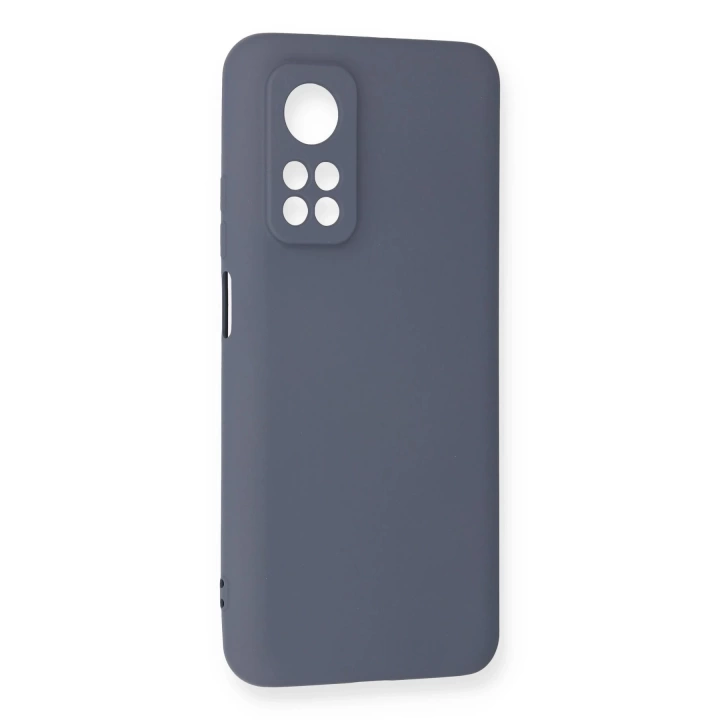 BFS  Xiaomi Mi 10T Kılıf Nano içi Kadife Silikon - Gri