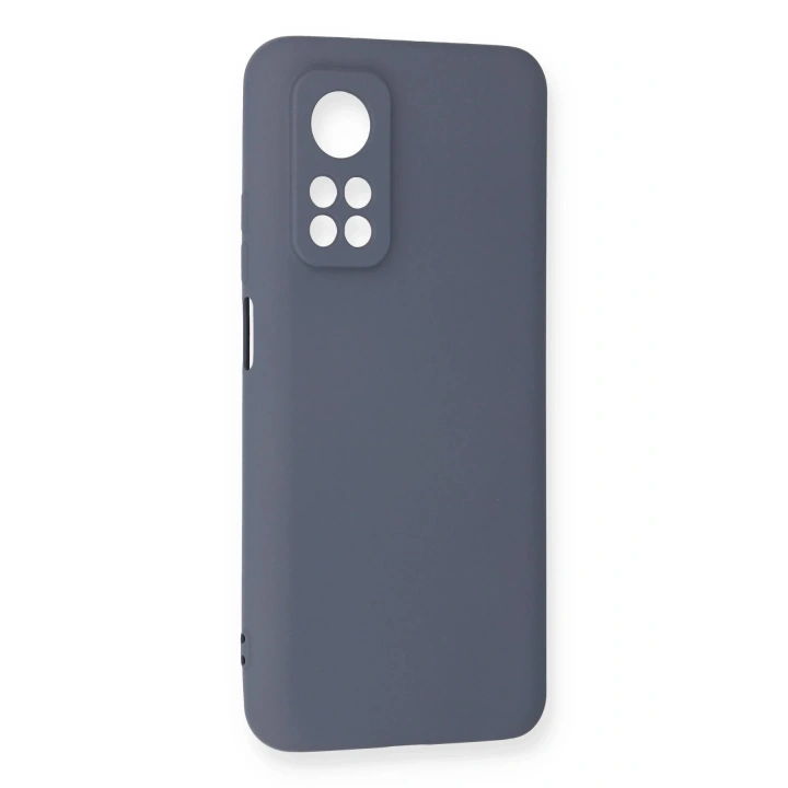 BFS Xiaomi Mi 10T Kılıf Nano içi Kadife Silikon - Gri