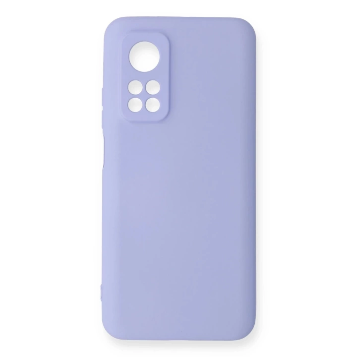 BFS  Xiaomi Mi 10T Kılıf Nano içi Kadife Silikon - Lila