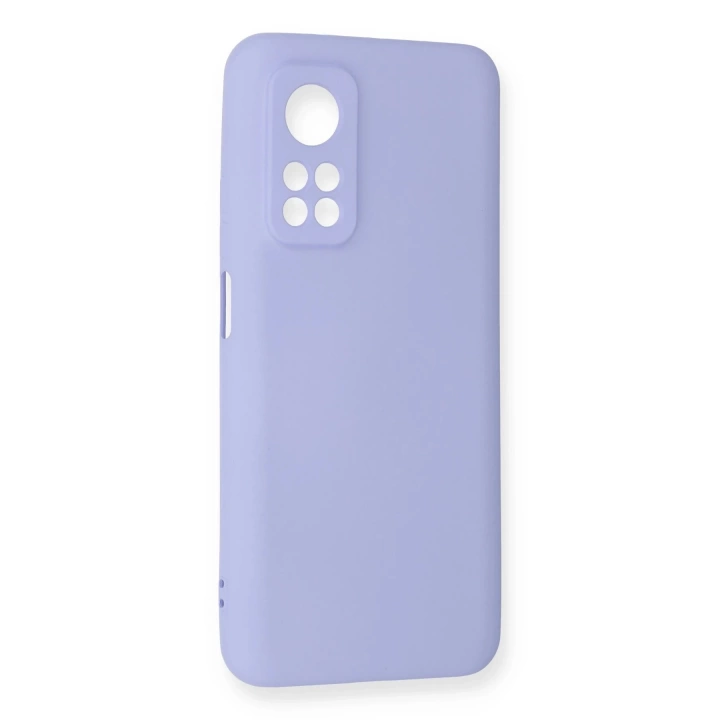 BFS  Xiaomi Mi 10T Kılıf Nano içi Kadife Silikon - Lila