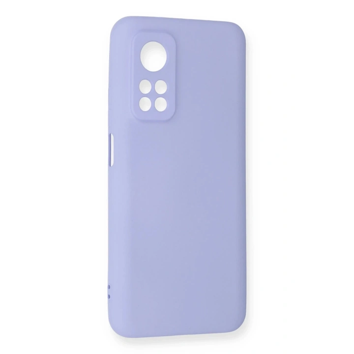 BFS Xiaomi Mi 10T Kılıf Nano içi Kadife Silikon - Lila