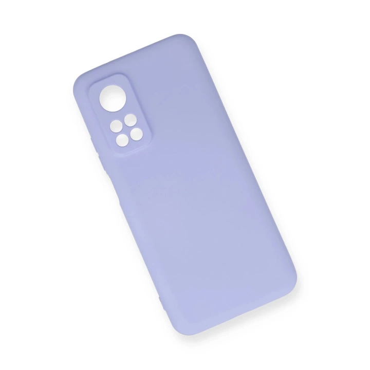 BFS  Xiaomi Mi 10T Kılıf Nano içi Kadife Silikon - Lila