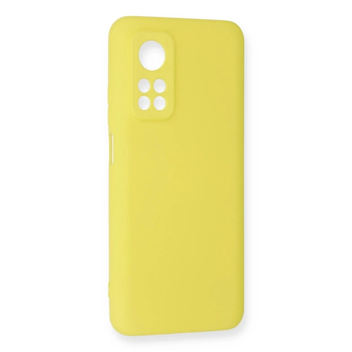 BFS Xiaomi Mi 10T Kılıf Nano içi Kadife Silikon - Sarı