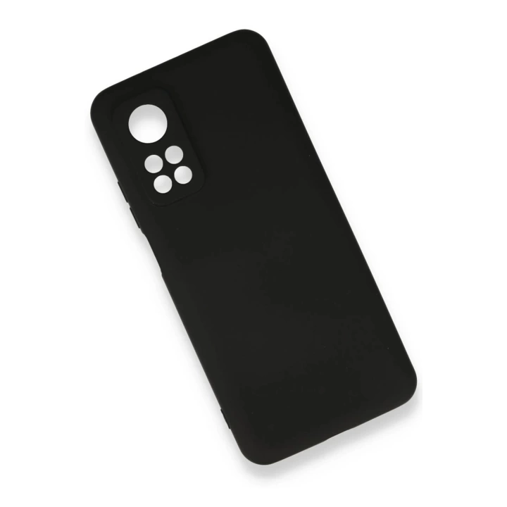 BFS  Xiaomi Mi 10T Kılıf Nano içi Kadife Silikon - Siyah