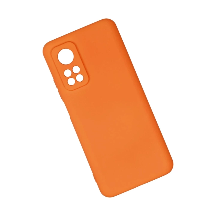 BFS  Xiaomi Mi 10T Kılıf Nano içi Kadife Silikon - Turuncu