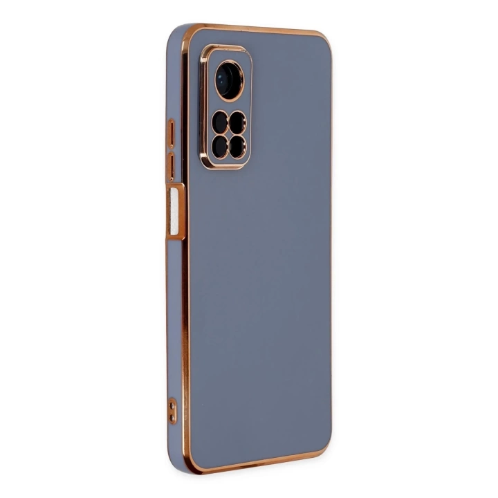 BFS Xiaomi Mi 10T Kılıf Volet Silikon - Mavi