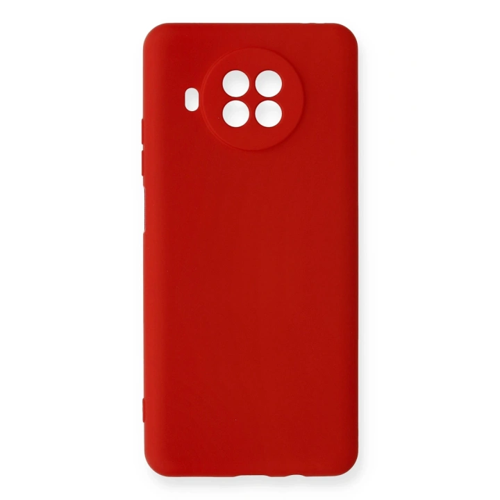 BFS  Xiaomi Mi 10T Lite Kılıf Nano içi Kadife Silikon - Kırmızı