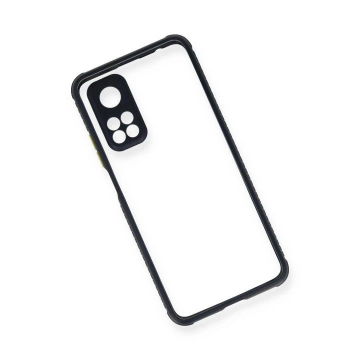 BFS  Xiaomi Mi 10T Pro Kılıf Miami Şeffaf Silikon - Lacivert
