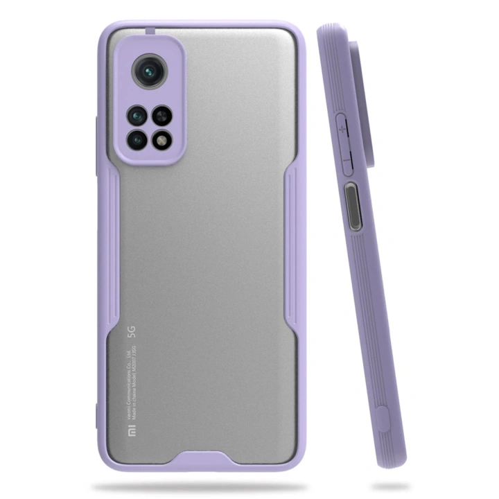 BFS  Xiaomi Mi 10T Pro Kılıf Platin Silikon - Lila