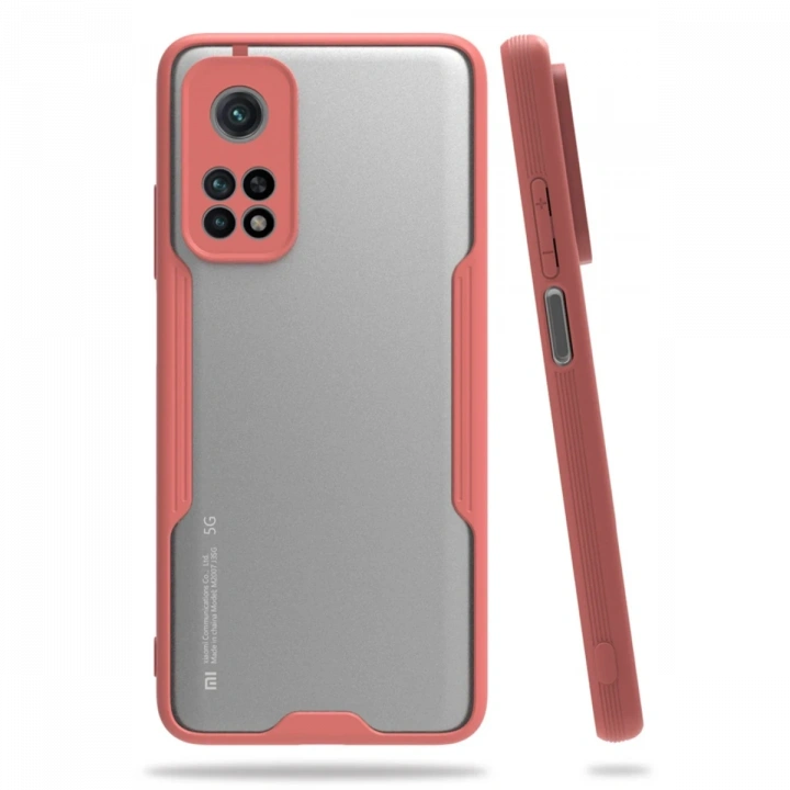 BFS  Xiaomi Mi 10T Pro Kılıf Platin Silikon - Pembe