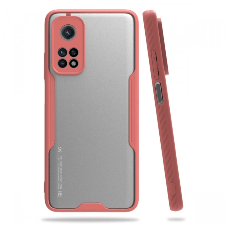 BFS  Xiaomi Mi 10T Pro Kılıf Platin Silikon - Pembe