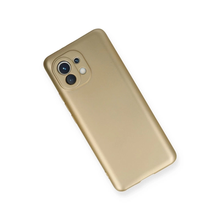 BFS  Xiaomi Mi 11 Kılıf First Silikon - Gold