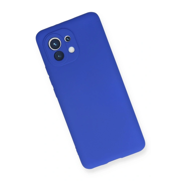 BFS  Xiaomi Mi 11 Kılıf First Silikon - Lacivert