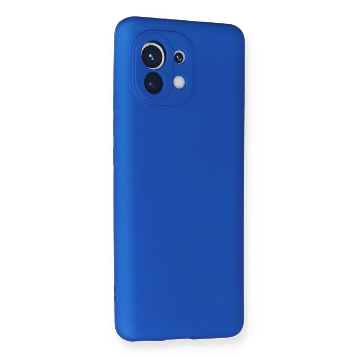 BFS  Xiaomi Mi 11 Kılıf First Silikon - Mavi