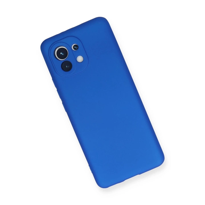 BFS  Xiaomi Mi 11 Kılıf First Silikon - Mavi
