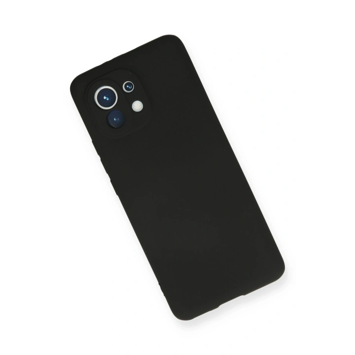 BFS  Xiaomi Mi 11 Kılıf First Silikon - Siyah