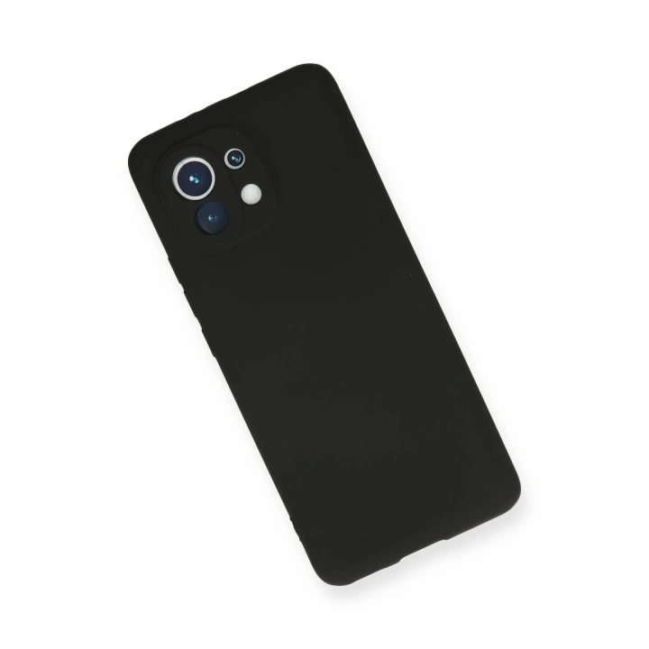 BFS  Xiaomi Mi 11 Kılıf First Silikon - Siyah