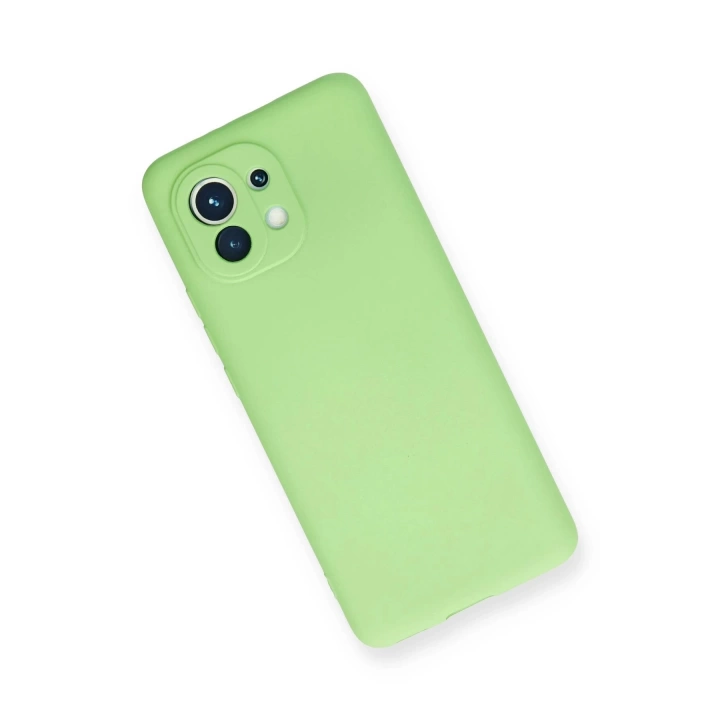 BFS  Xiaomi Mi 11 Kılıf First Silikon - Yeşil