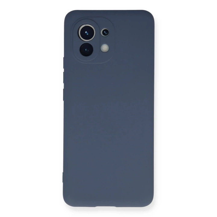 BFS  Xiaomi Mi 11 Kılıf Nano içi Kadife Silikon - Gri