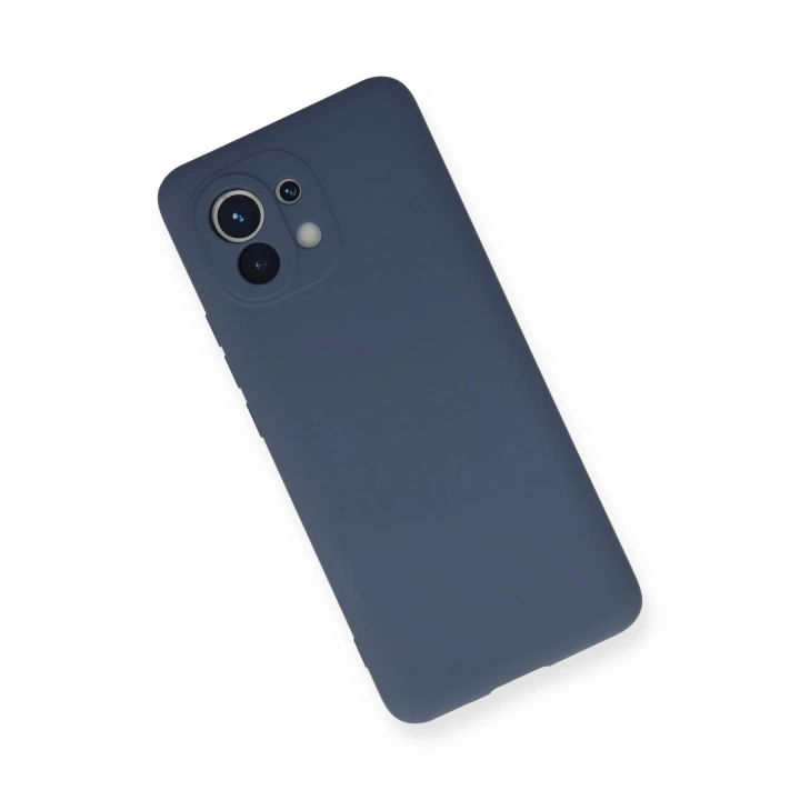 BFS  Xiaomi Mi 11 Kılıf Nano içi Kadife Silikon - Gri