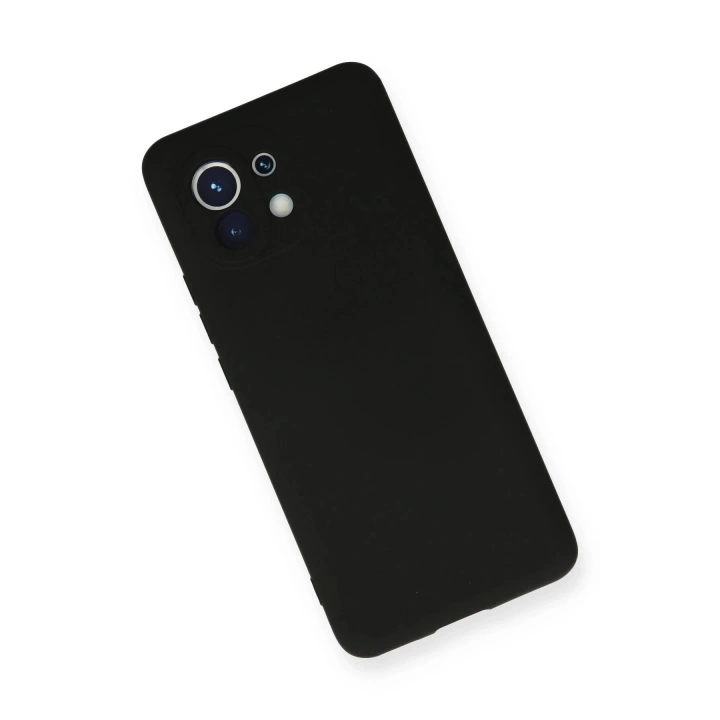 BFS  Xiaomi Mi 11 Kılıf Nano içi Kadife Silikon - Siyah