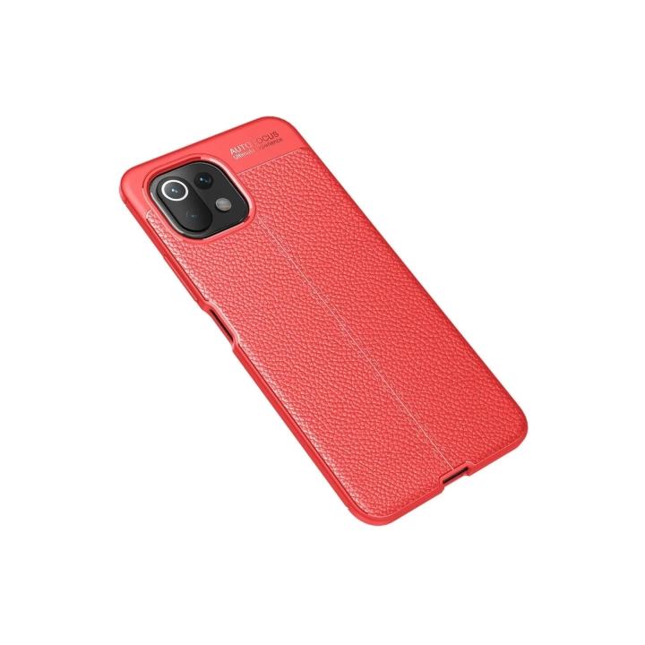 BFS  Xiaomi Mİ 11 Lite Kılıf Auto Focus Kapak - Kırmızı
