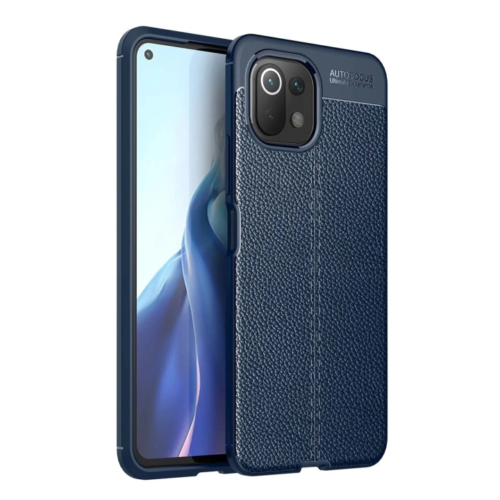 BFS  Xiaomi Mİ 11 Lite Kılıf Auto Focus Kapak - Lacivert