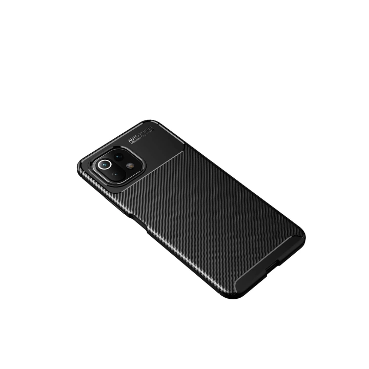 BFS  Xiaomi Mİ 11 Lite Kılıf Auto Focus Karbon Kapak - Siyah