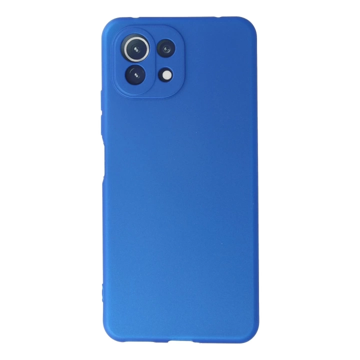 BFS  Xiaomi Mİ 11 Lite Kılıf First Silikon - Mavi